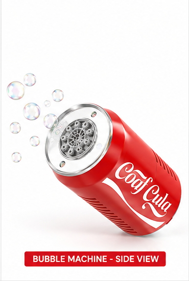 Cool Cola Bubble Machine