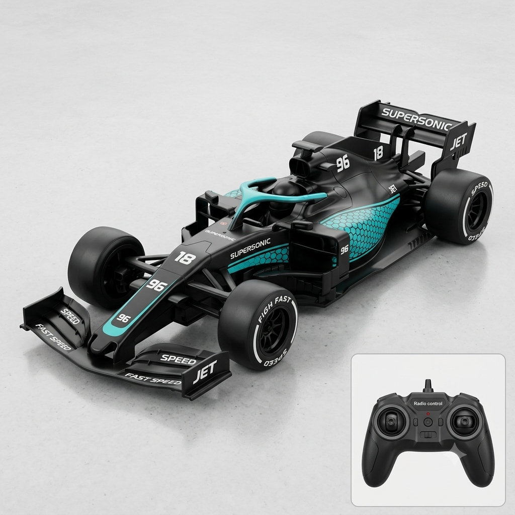 F1 RC Drift Car with Exhaust and Spray