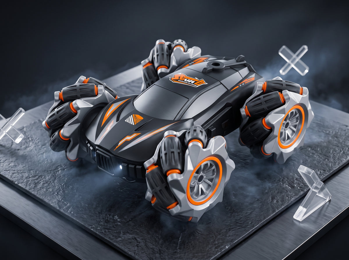 Double-Sided Stunt Drift Car — 2.4GHz RC with Mist Spray